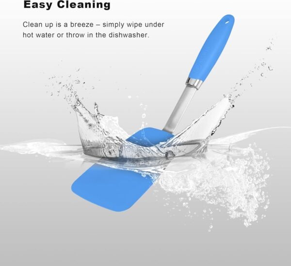 Silicone Spatulas Set Turners Tongs Cooking Utensils Set Hig... - Image 3
