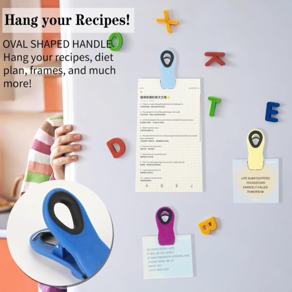 Chip Clips Bread Clips Bag Clips Magnetic Clips Chip Clip Ch... - Image 5