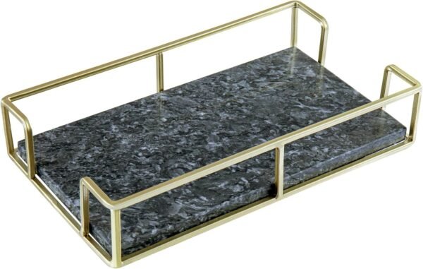 MyGift Hotel Series Commercial Guest Napkin Holder, Black Ma... - Image 6