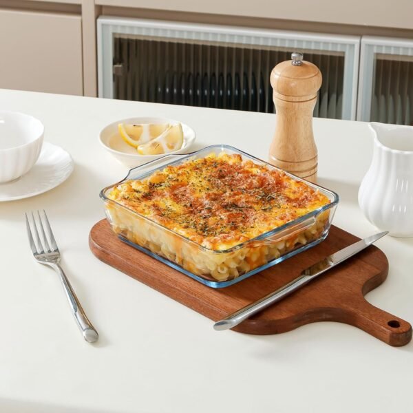 NUTRIUPS 6x6 Baking Dish 2-pack, Square Glass Baking Dish fo... - Image 6
