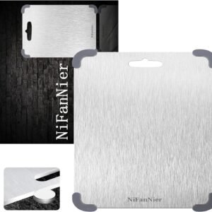 Titanium Cutting Board, 2025 New Upgrade 100% Pure Titanium ...