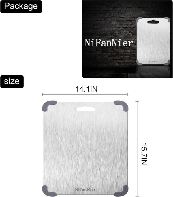 Titanium Cutting Board, 2025 New Upgrade 100% Pure Titanium ... - Image 6
