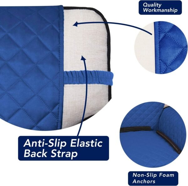 PureFit Reversible Quilted Sofa Cover, Water Resistant Slipc... - Image 3