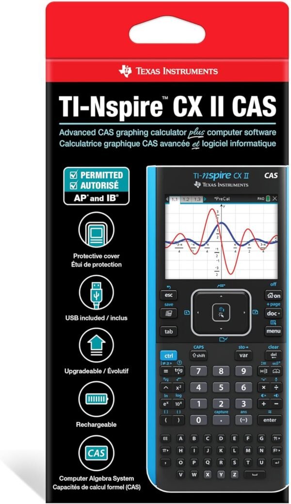 Texas Instruments TI-Nspire CX II CAS Color Graphing Calcula... - Image 4
