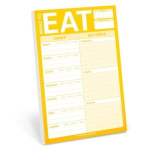 Knock Knock What to Eat Pad Meal Planning Pad, 6 x 9-inches ...