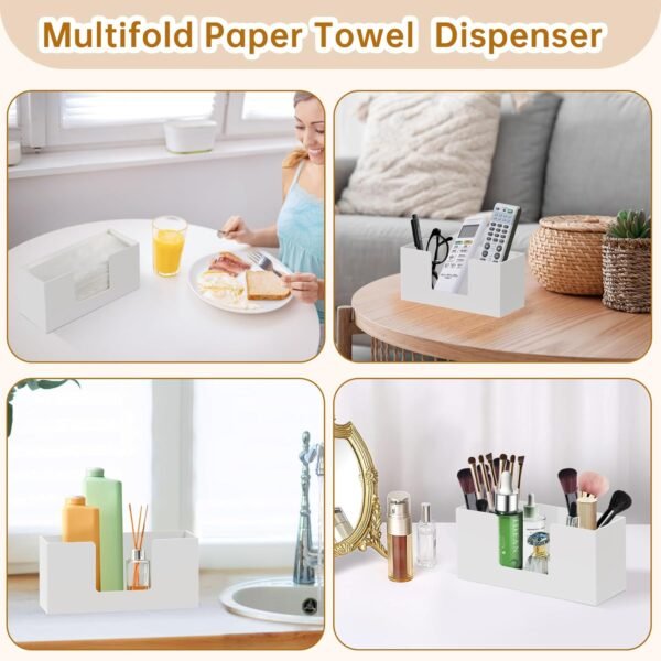 Paper Towel Dispenser Countertop, Acrylic Paper Towel Holder... - Image 7