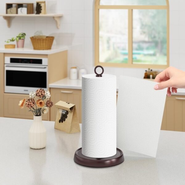 Oil Rubbed Bronze Paper Towel Holder Countertop, Oil Rubbed ... - Image 8