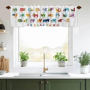 54x18 Inches 2 Panel A to Z Animal Number Tool ABC Learning ...