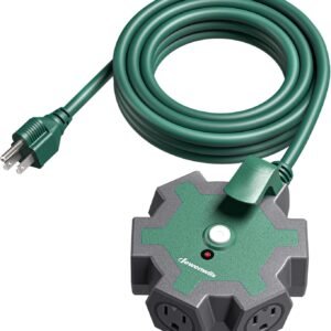 DEWENWILS Industrial Power Strip, Multifaceted Head Heavy Du...