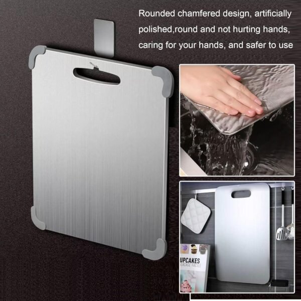 Titanium Cutting Board, 2025 New Upgrade 100% Pure Titanium ... - Image 3