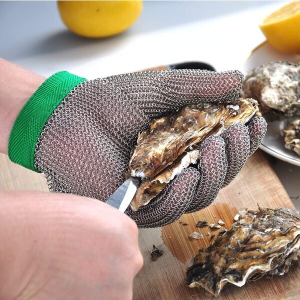 Dowellife Chainmail Glove - Cut Resistant Stainless Steel Me... - Image 4