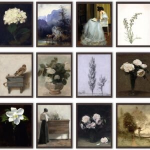 Z Designs For a Prepared Life Rustic Wall Art, 24pcs Vintage...