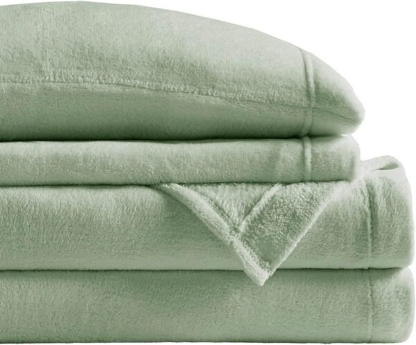 True North by Sleep Philosophy Plush Sheet Set Queen, Solid ...