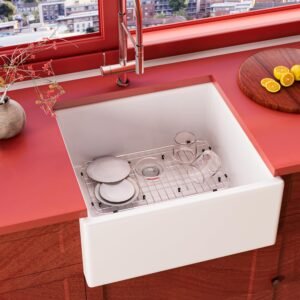 Metal Sink Rack 23" X 13",Stainless Steel Sink Protector for...