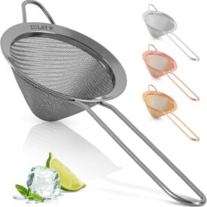 Zulay Kitchen 304 Stainless Steel Fine Mesh Strainer For Kit...