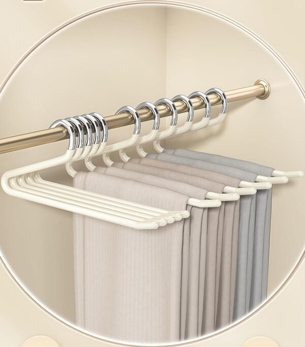 10 Pack Open Ended Pants Jean Hangers Heavy Duty Non Slip fo... - Image 9