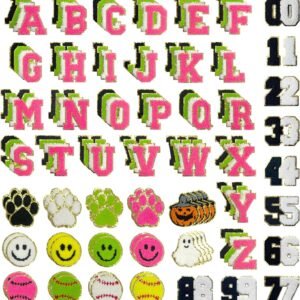156Pack Chenille Letter Patches Self Adhesive for DIY Crafts...