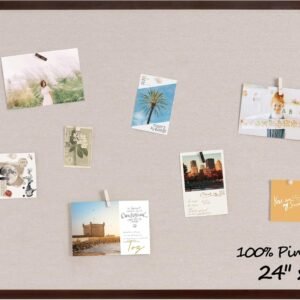 Fun Memories Cork Board Bulletin Board for Office, 24" x 36"...