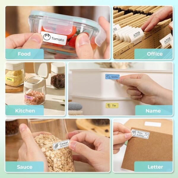 Nelko Label Maker Machine with Tape, P21 Bluetooth Label Pri... - Image 9