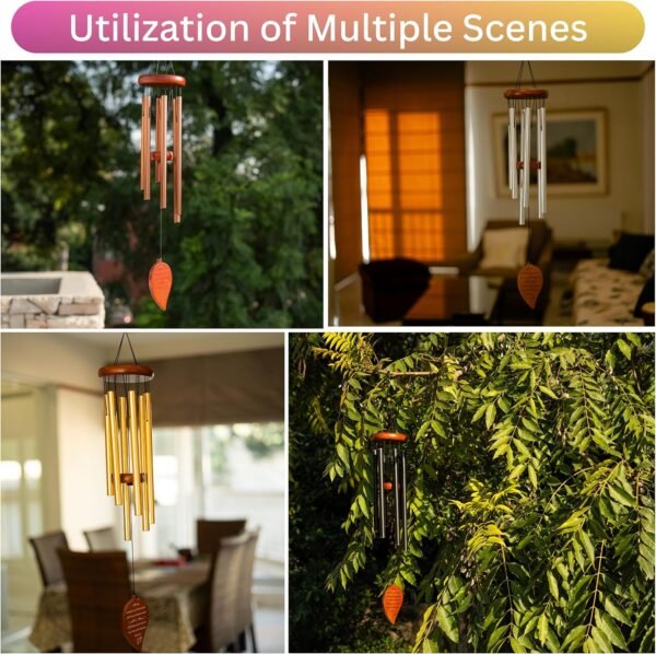Best Memorial Wind Chimes for Outside - 32.5" Sympathy Wind ... - Image 7