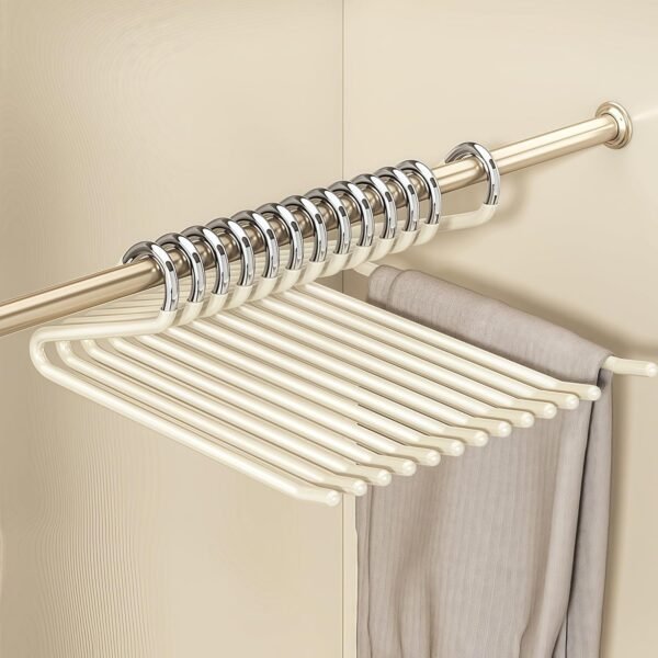 10 Pack Open Ended Pants Jean Hangers Heavy Duty Non Slip fo... - Image 8
